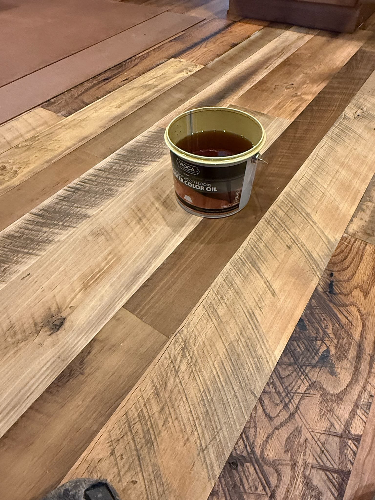 Natural Wood Grain And Finish Detail On A Hard Wax Oil Finished Floor