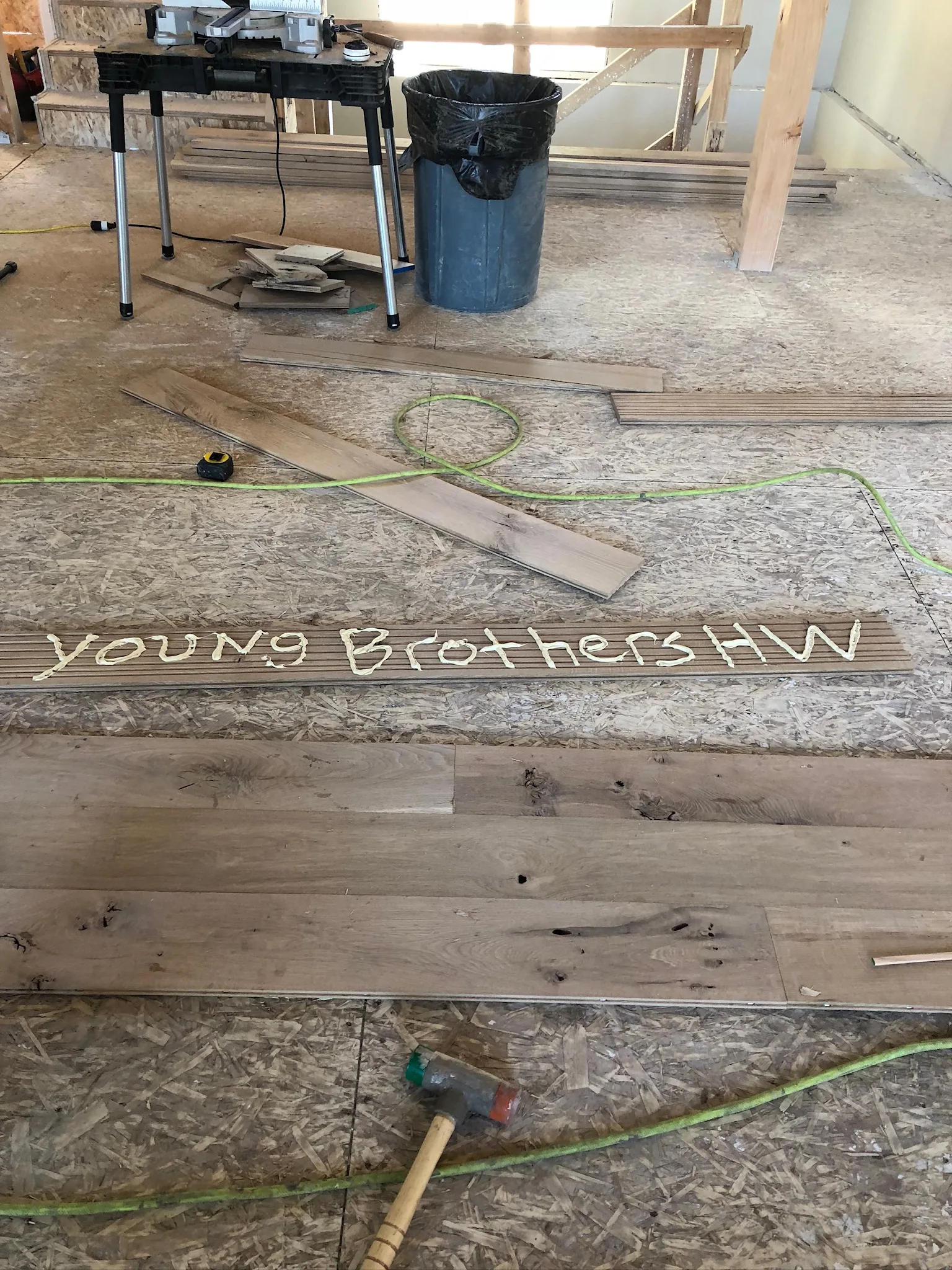 Hardwood Floor Installation In Westminster Home.
