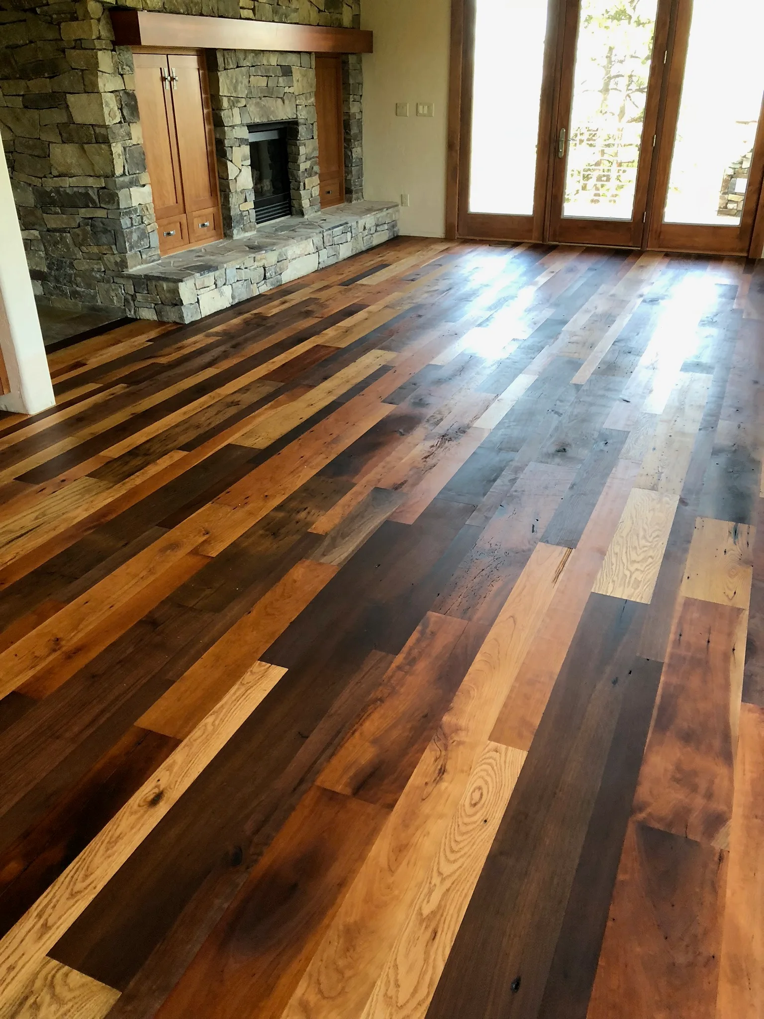 Wide Plank Hardwood Floor With Matte Hard Wax Oil Finish