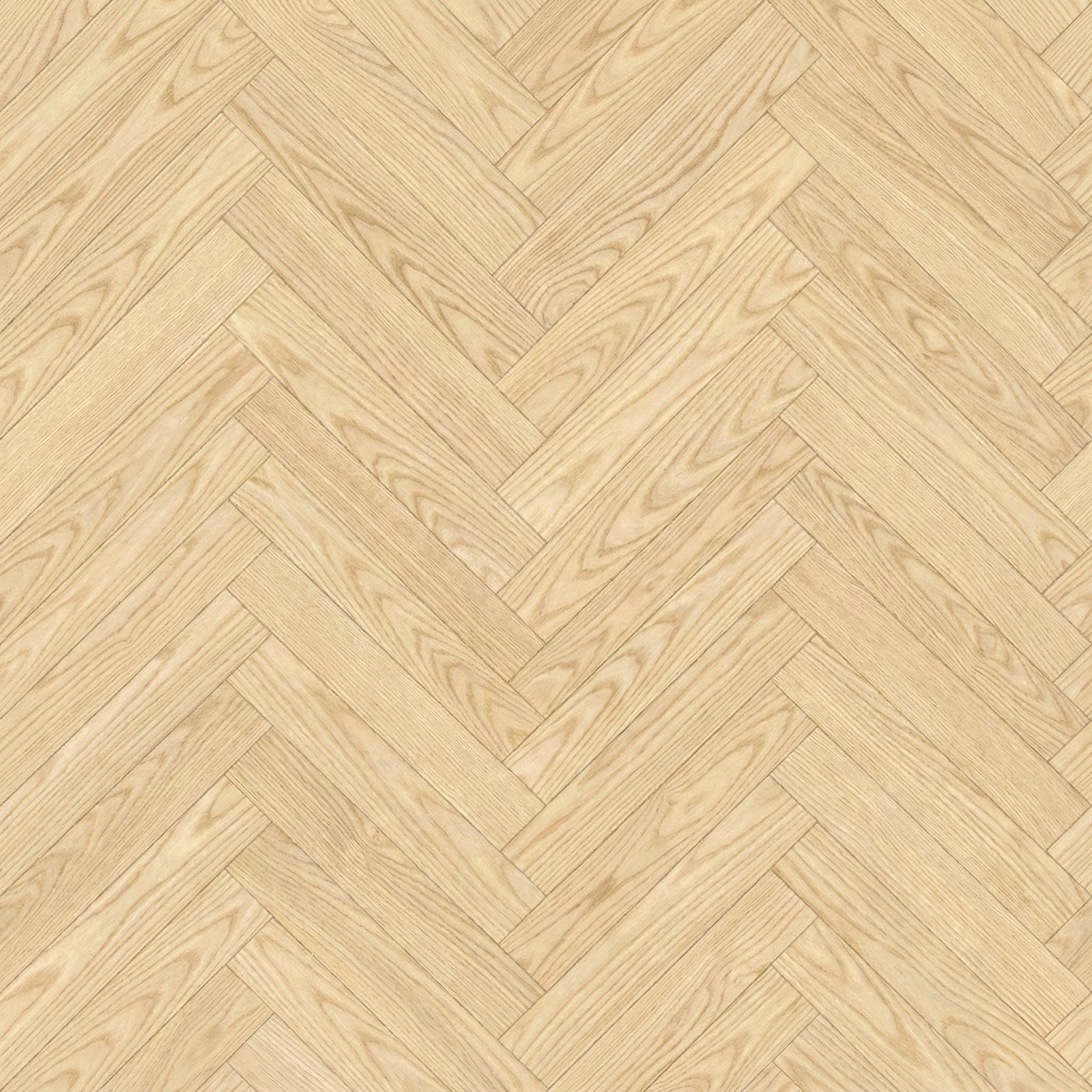 Light Herringbone Patterned Ash Hardwood Flooring