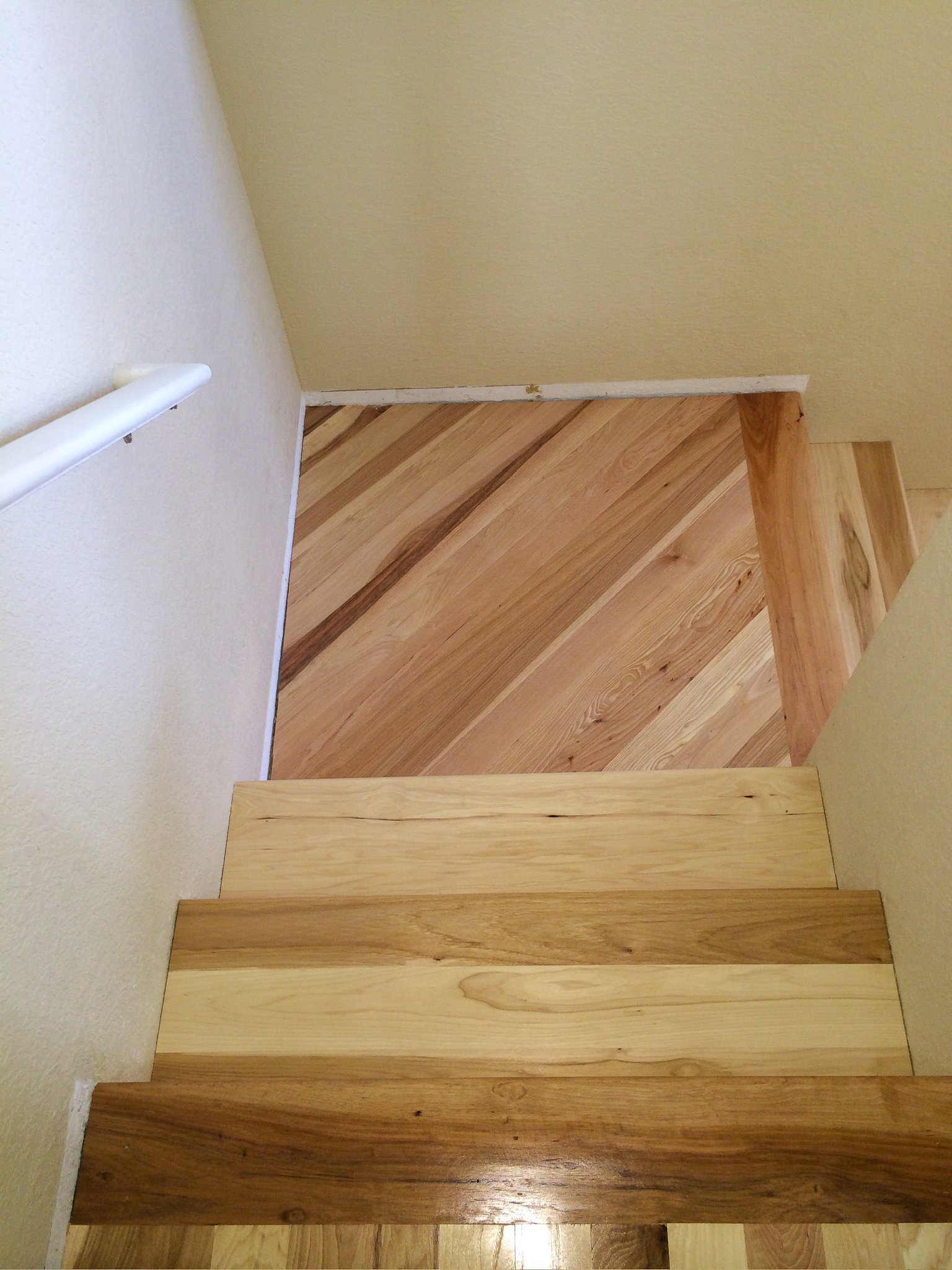 Hardwood Floor Installation In Progress On A Professional Contractor Project By Young Brothers
